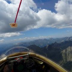 Flugwegposition um 12:06:23: Aufgenommen in der Nähe von 39030 Kiens, Autonome Provinz Bozen - Südtirol, Italien in 2915 Meter